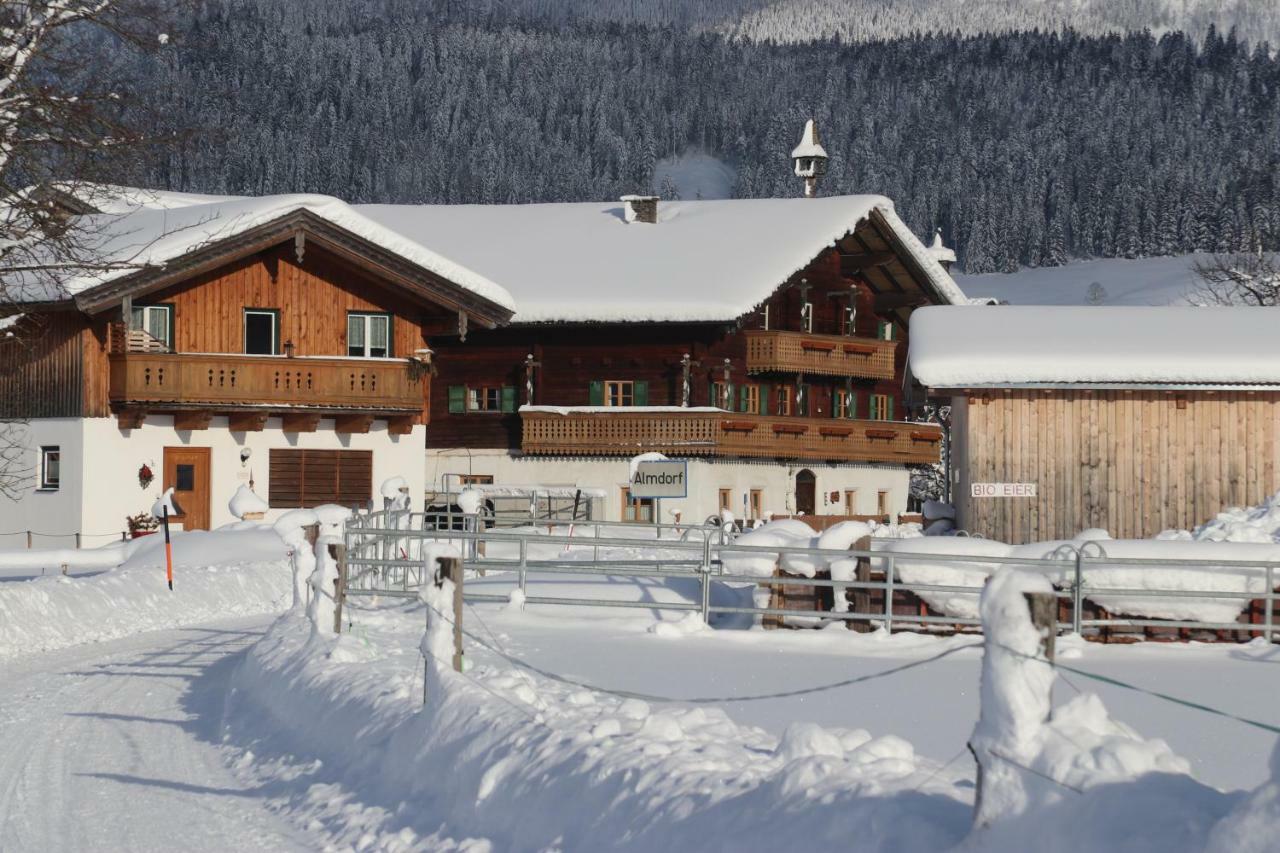 Ferienwohnung Biobauernhof Jagglhof Saalfelden Exterior foto